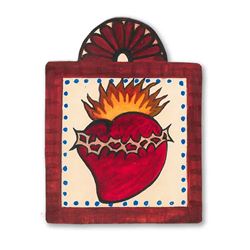 Sacred Heart Protection and Forgiveness Handmade Pocket Token