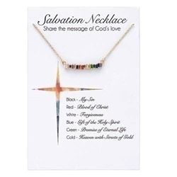 Salvation Bar Gold 16" Necklace with 2" Extender