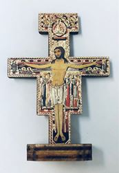 San Damiano 3.25" Cross On Base