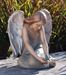 Seated Angel with Bluebird 9.75" Statue - 116258