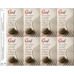 Serenity Prayer Print Your Own Prayer Cards - 12 Sheet Pack