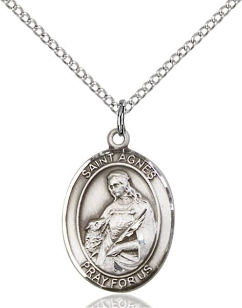 St. Agnes of Rome Patron Saint Necklace