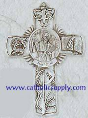 St. Andrew Pewter Wall Cross