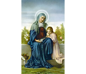 St. Anne Paper Prayer Card, Pack of 100