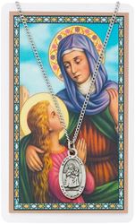 St. Anne Pendant and Holy Card Set
