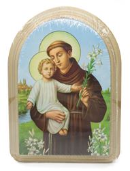 St. Anthony Wood Wall Plaque