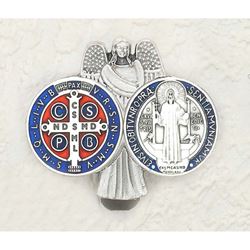 St. Benedict Guardian Angel Visor Clip from Italy *WHILE SUPPLIES LAST* 