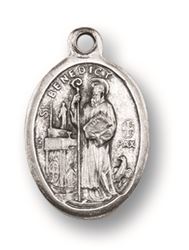 St. Benedict - Jubilee Cross 1" Oxidized Medal
