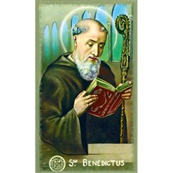 St. Benedict Paper Prayer Card, Pack of 100