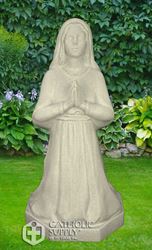 St. Bernadette 16" Statue, Granite Finish