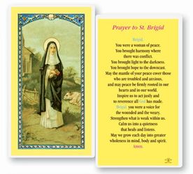 St. Brigid Holy Card