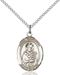 St. Christian Necklace Sterling Silver