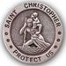 2" St. Christopher Visor Clip