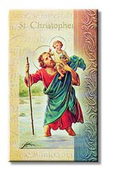 St. Christopher Biography Card