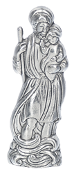 St. Christopher Pocket Token Statues, Sold Each