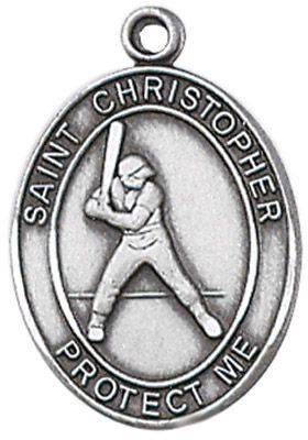 St. Christopher Sports Medal-Baseball