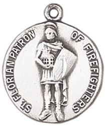 St. Florian Medal on Chain