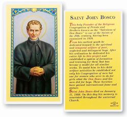 St. John Bosco Holy Card