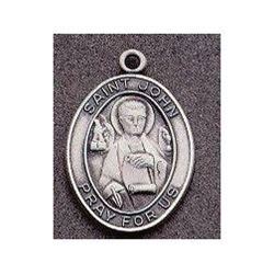 St. John Oval Medal on Chain