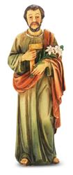 St. Joseph The Worker 4" Hand Painted Statue