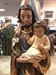 St. Joseph with Child and Lily 32" Statue, Colored Fiberglass - 122741