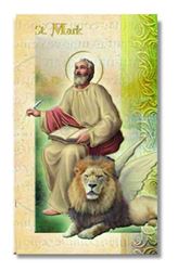 St. Mark The Evangelist Biography Card