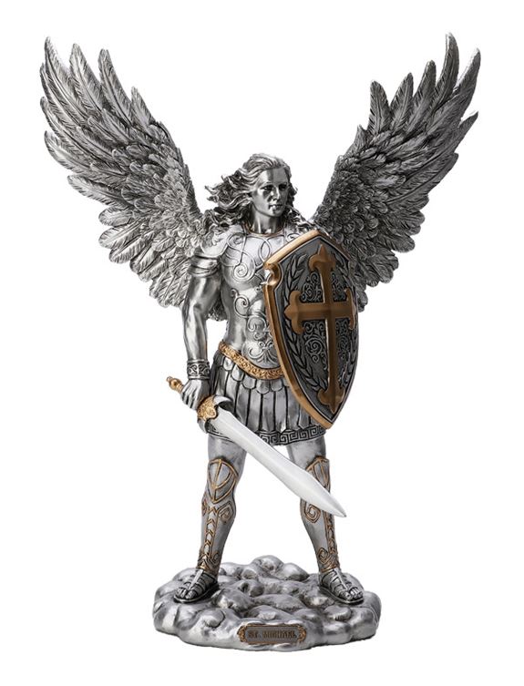 St. Michael 13.5" Statue without the Devil