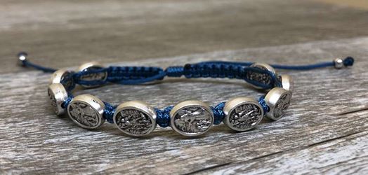 St. Michael Police Blessing Bracelet with Story Card police gift, police bracelet, police jewelry, police blessing bracelet, police medal