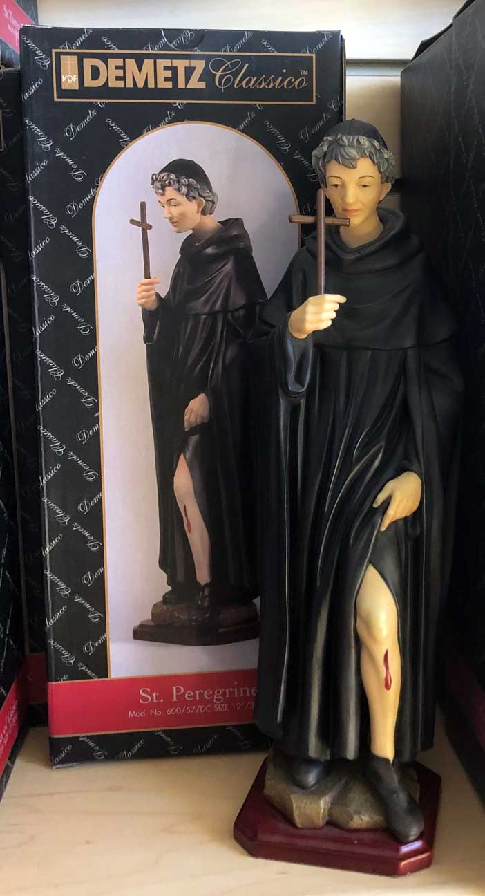 St. Peregrine 12" Statue
