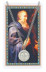 St. Phillip Pendant and Holy Card Set
