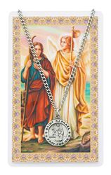 St Raphael Pendant & Holy Card