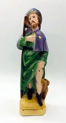 St. Roch 8" Plaster Statue from Italy
