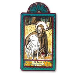 St. Roch Patron of Dogs and Dogs Lovers Handmade Pocket Token