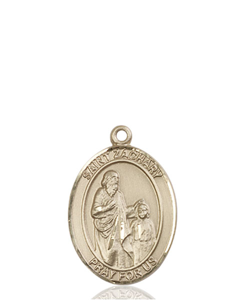 St. Zachary Necklace Solid Gold