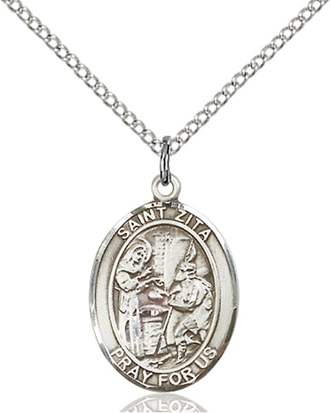 St. Zita Necklace Sterling Silver