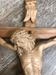 Stained Wood Carved 18" Wall Crucifix from Italy - 15284
