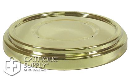 Stainless Steel Communion Bread Plate Base - Gold Finish