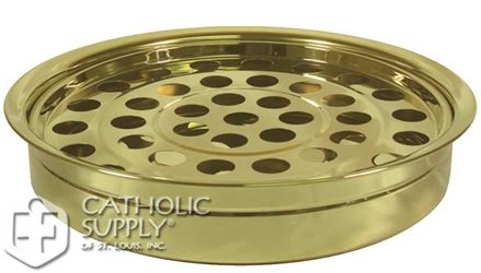 Stainless Steel Communion Stackable Cup Tray - Gold Finish