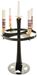 K613 Standing Advent Wreath - 54" with Black Powder Coat Finish
