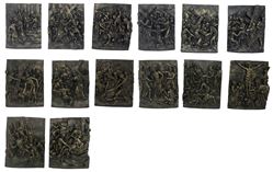 Stations of the Cross Bronze Finish, 14 Piece