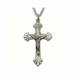 Sterling Silver Crucifix on 24" Chain