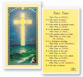 Take Time Holy Card