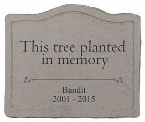 This Tree Planted Personalized Memorial Garden Stake
