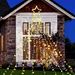 Tree Decoration Star Lighted Backdrop, 335 LED Warm White Lights - 118322