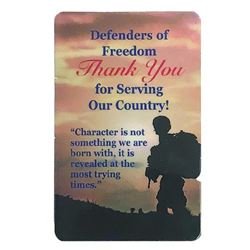 United States Armed Forces Laminated Prayer Card