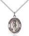 Virgen De Fatima Necklace Sterling Silver