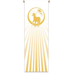White Lamb of God Banner 