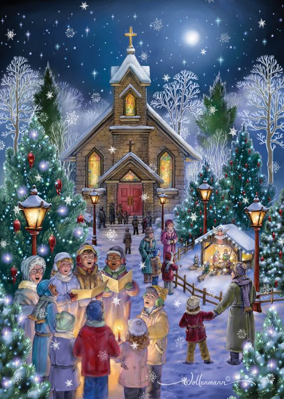 Midnight Mass Christmas Cards