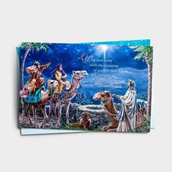 Wise Men Came With Treasures Boxed Card, 18 Cards/Box 