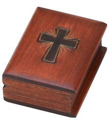 Wood Cross Box From Poland 